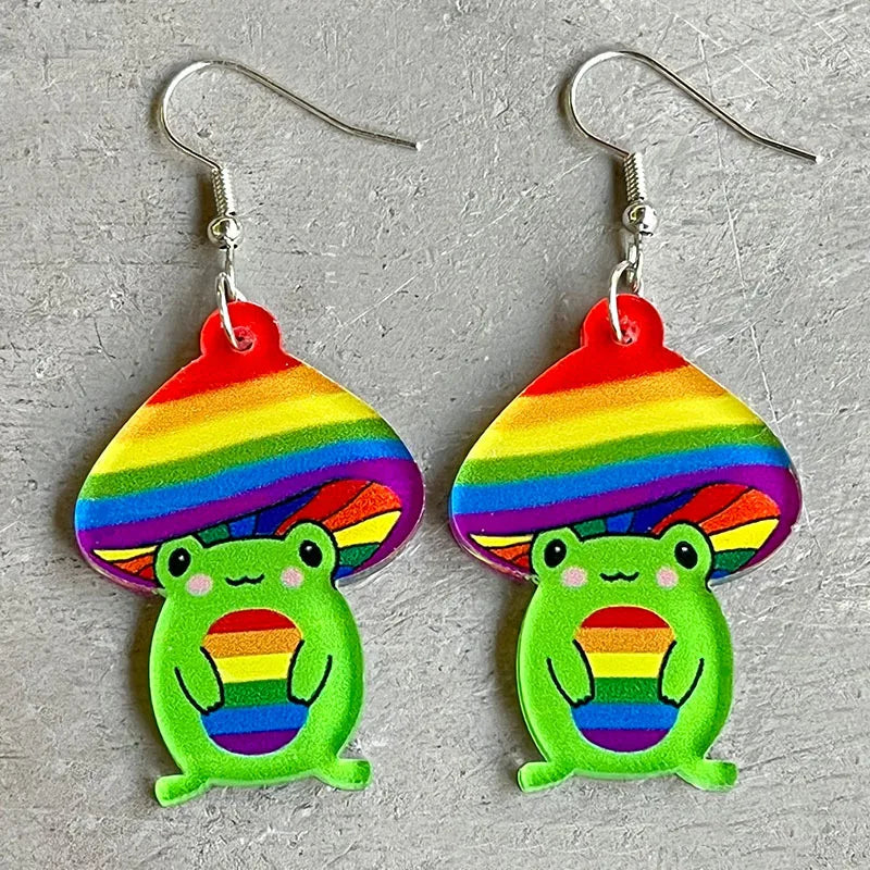 Huggy Frog Earrings