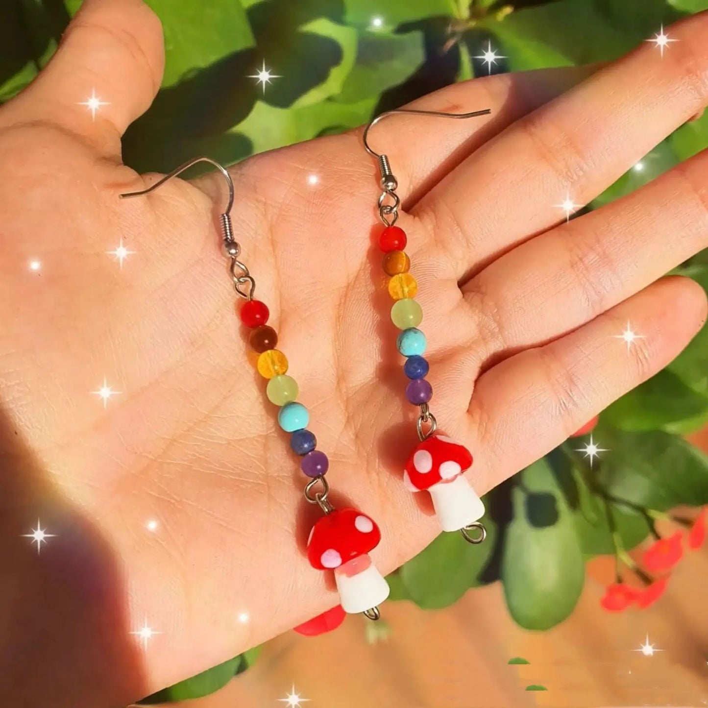 Beaded Drop Earrings