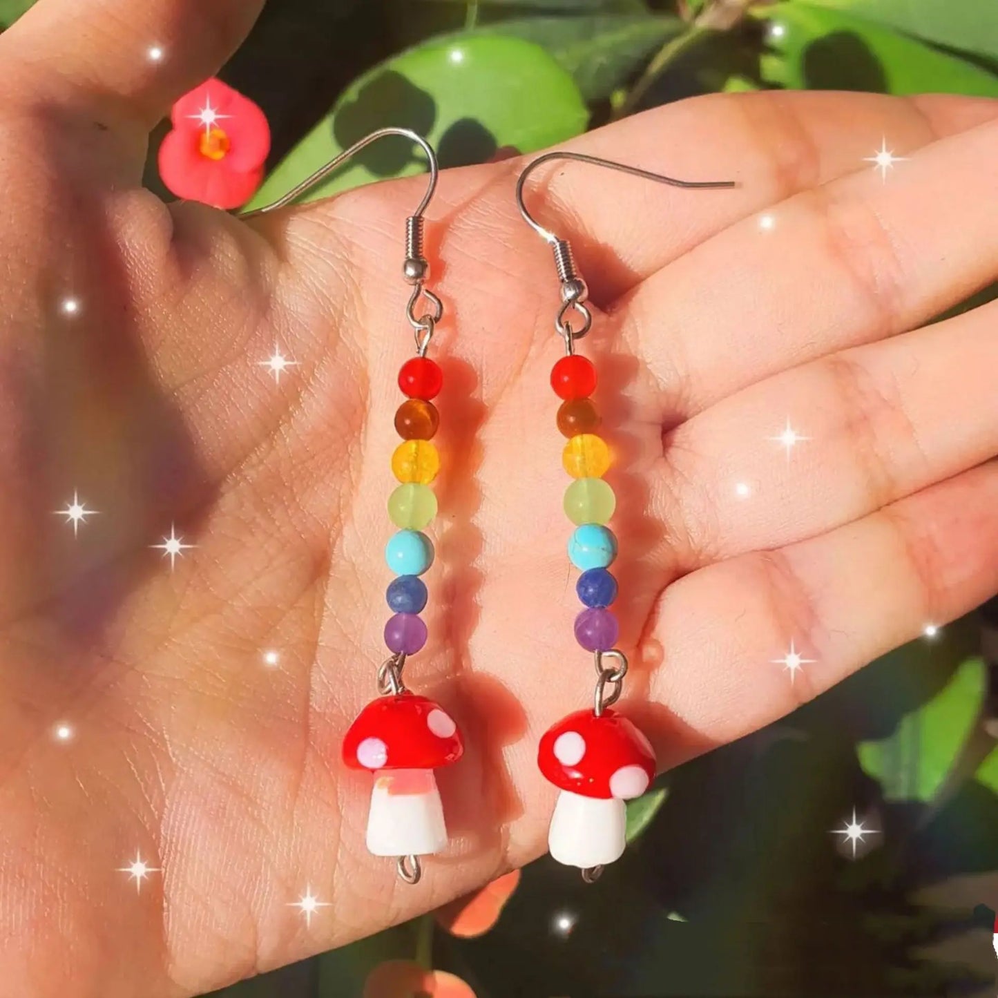 Beaded Dangle Earrings