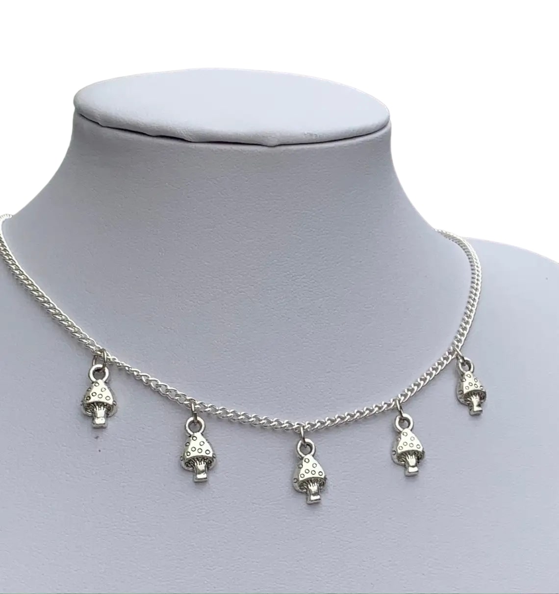 Sterling Silver Statement Necklace