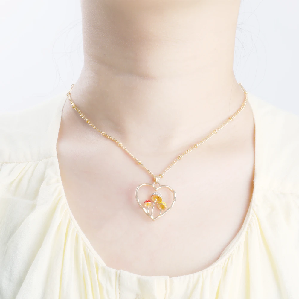 Heart Charm Pendant Necklace